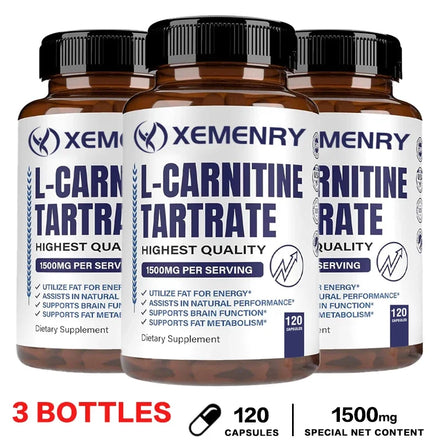 L-Carnitine - Fat Burning, Memory Enhancement, Muscle Growth, Weight and Body Management, Non-GMO