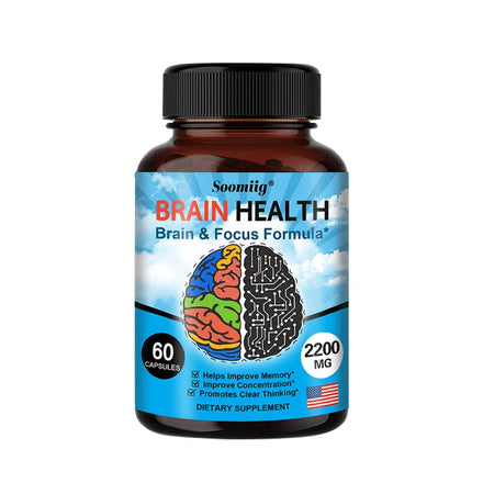 Soomiig Brain Supplement – Boosts Brain Function, Immunity, Helps Improve Memory, Intelligence and Concentration.