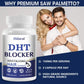 Saw Palmetto Biotin Capsules DHT Blocker - for Hair, Nails and Skin Health, Hair Growth Supplement Non-GMO