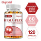 Hema-Plex Iron - with 85 Mg Chelated Iron + Vitamin C & Bioflavonoids - Promotes Red Blood Cell Health, Immune Support