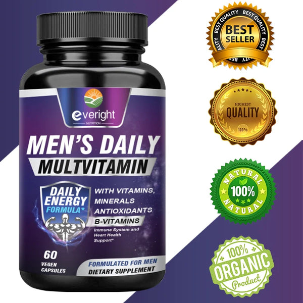 Daily Multivitamin for Men - Mens Multivitamins Supplement, with Vitamin A, B12, C, Daily Nutritional Support, Non-GMO Vitamins in Pakistan in Pakistan