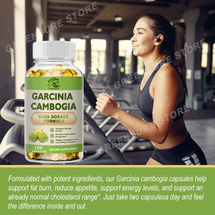 Garcinia Cambogia Capsule for Weight Loss Fat Burner Appetite Suppress Enhance Metabolism Supplement