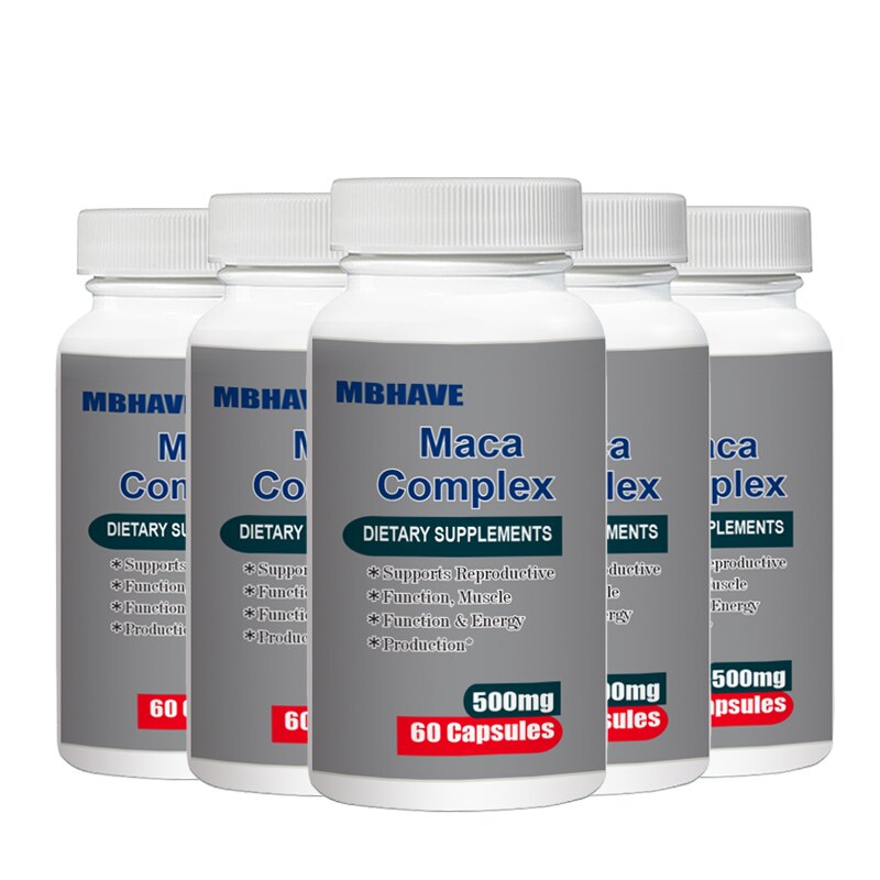 Maca 500mg 60 Capsules Maca may help to support a healthy reproductive life for both men and women