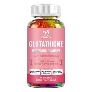Glutathione Whitening Gummies 500 Mg Gluten Free, Healthy Hair, Beautiful Skin and Nail Support, Dietary Supplement in Pakistan
