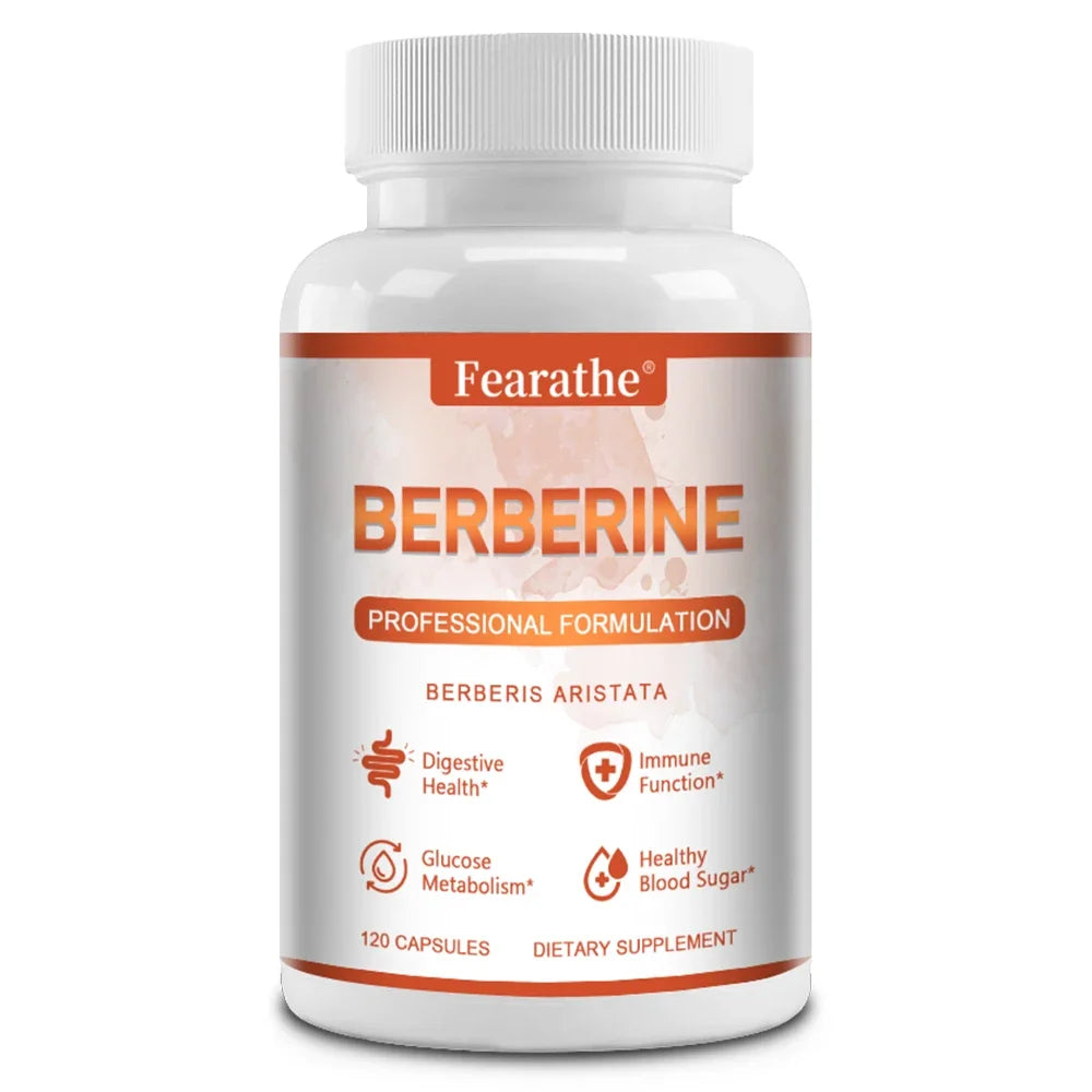Berberine Supplements - for Lipid Metabolism, Weight Management, Immune System, Digestive Health, and GI Function