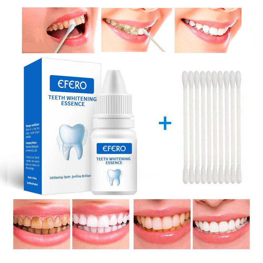 Teeth Whitening Serum Effective Remove Stains Plaque Deep Cleansing Dental Oral Hygiene Gel Teeth Whitening Kit Beauty Health