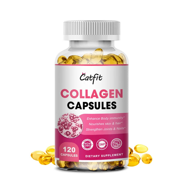 Catfit Organic Collagen Whitening Capsules Anti-Aging Firming skin plump Whitening Skin care Beauty and health supplements in Pakistan in Pakistan