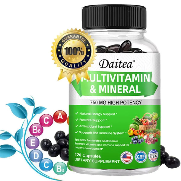 Daitea Multivitamin Supplement - Rich in Vitamins and Minerals - Antioxidants Natural Energy, Multi-Mineral, Vegan Non-GMO in Pakistan in Pakistan
