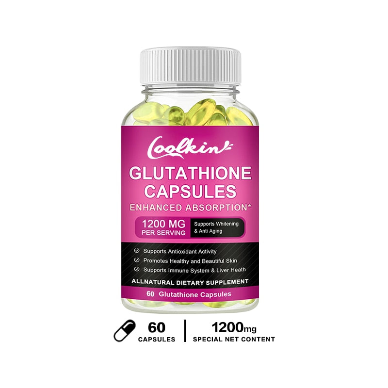 Glutathione, Collagen Capsules, Antioxidant Anti-Aging, Enhance Immunity Dull Skin Whitening Supplement
