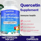 Quercetin 1200 mg with Bromelain and Zinc - Natural Immune Support Supplement, Antioxidant, Skin and Respiratory Health