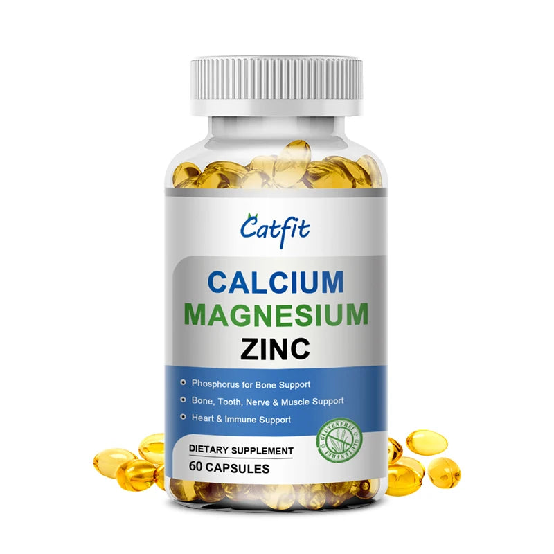 Catfit 3-IN-1 Calcium Magnesium &Zinc Capsule in Pakistan