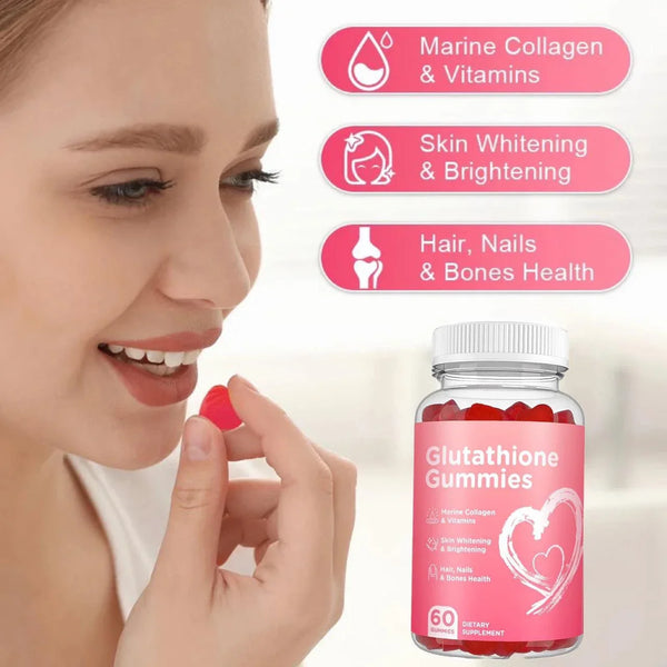 Glutathione capsule supplements collagen to maintain whitening and softening skin and reduce fine lines and wrinkles. in Pakistan in Pakistan