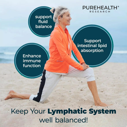 Lymphatic Supplement for Swelling, Lymphatic Support, 120 Capsules