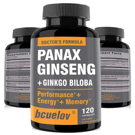 Permanent Male Enlargement - Increase Energy, Endurance and Performance with Vitality, Natural Ginseng + Ginkgo Biloba