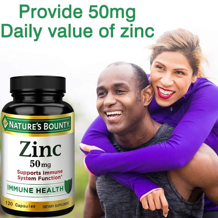 Zinc 50mg, Immune Support & Antioxidant Supplement,  Supplement To Enhance Sperm Motility & Increase Count & Ejaculation