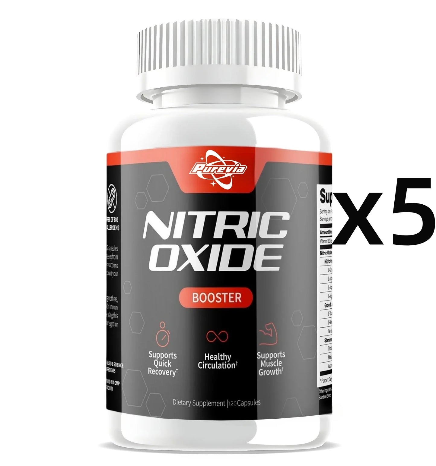 Nitric Oxide Supplements, And A 6-in-1 Plant Nutrient Mixture For Use In The Heart, Circulation, And Immunity