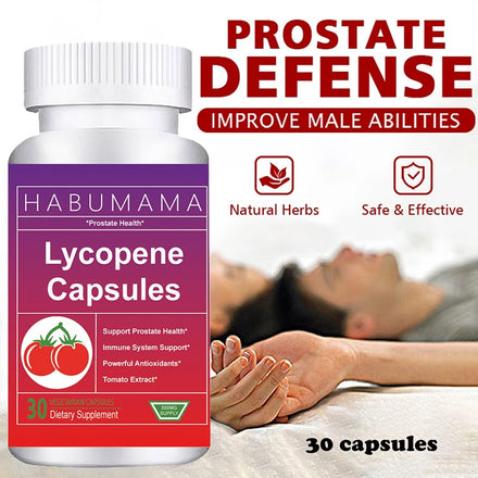 Lycopene Capsules Prostate Treatment Sperm Quality Booster Supplement for Men Endurance Enlargement Enhance Immunity Health Care