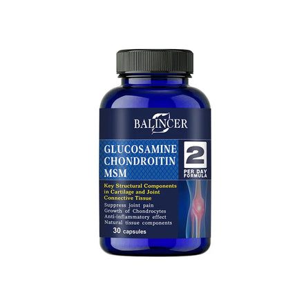 Balincer Glucosamine Chondroitin MSM, 120 Capsules, for Joint and Knee Health, Immune System, Non-GMO, Gluten-Free
