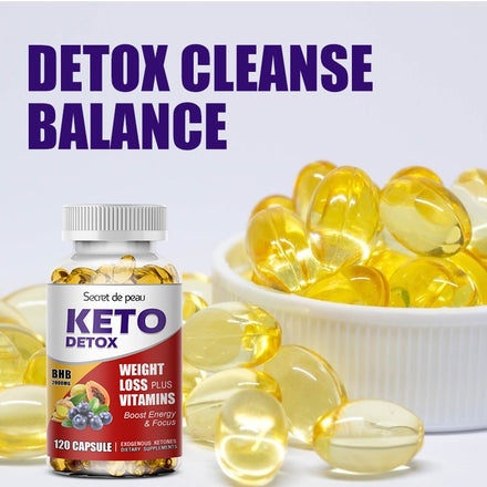 SDP Diet Fast Slimming Pills 100% Organic Keto Detox Capsules Flat Belly Deep Clean&Detox Provide Energy Fat Burner Lose weight
