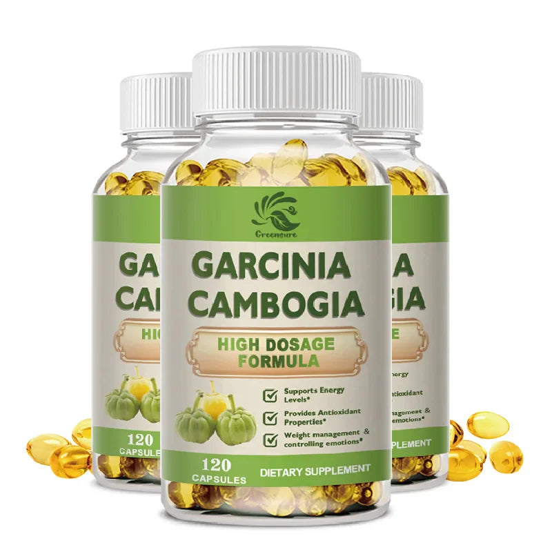 Garcinia Cambogia Capsule for Weight Loss Fat Burner Appetite Suppress Enhance Metabolism Supplement