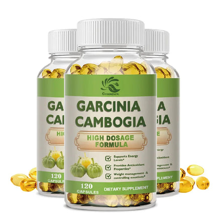 Garcinia Cambogia Capsule for Weight Loss Fat Burner Appetite Suppress Enhance Metabolism Supplement