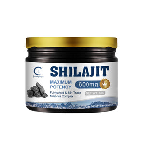 GPGP Greenpeople 100% High Purity Shilajit Mineral Supplements Resin 60g Pure Shilajit Lab Fulvic Acid Tested 85+ Trace Minerals in Pakistan
