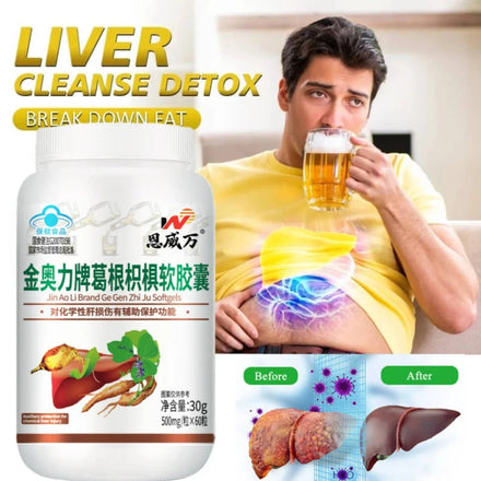 Liver Cleanse Detox & Repair - Herbal Liver Support Supplement with Milk Thistle Turmeric Extract for Liver Health