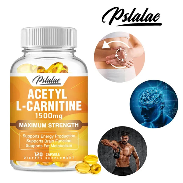 Acetyl L-Carnitine 1,500 Mg High Potency Supports Natural Energy Production, Sports Nutrition, Supports Memory/Focus in Pakistan