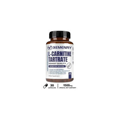 L-Carnitine - Fat Burning, Memory Enhancement, Muscle Growth, Weight and Body Management, Non-GMO