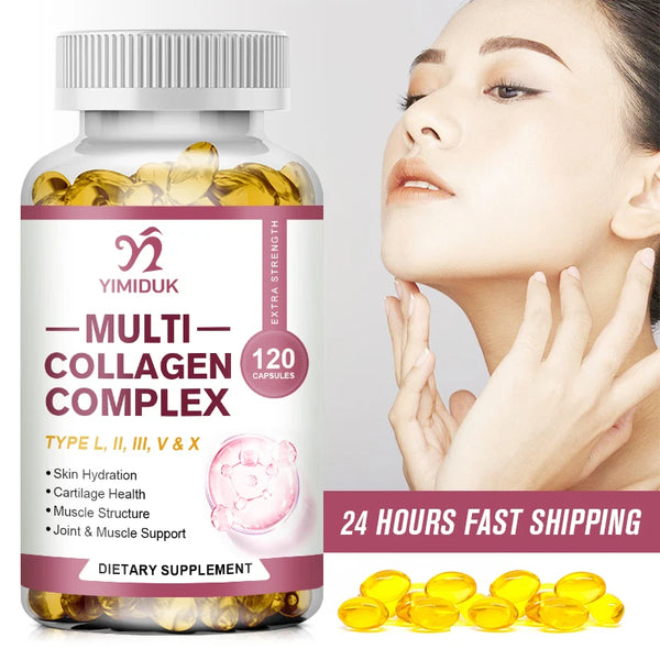 Multi Collagen caps Glutathione, collagen I, II, III, V, X, whitening, anti-aging, skin nutrition supplement in Pakistan in Pakistan