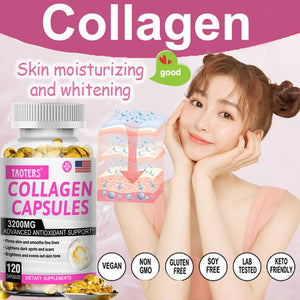 Supplement Collagen-vitamin C, L-glutathione-whitening, Clear, Anti-aging, Nourishing Skin in Pakistan