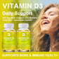 BW Vitamin D3 Capsules Strengthens Bones, Teeth, Heart and Nerves, Enhances Immune System Function Supplement For Women & Men