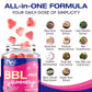 BBL Soft Candy for Butts - Natural Curve Bum Soft Candy with Multiple Vitamins and Herbal Extracts - Peach Flavor-60 Soft Candy