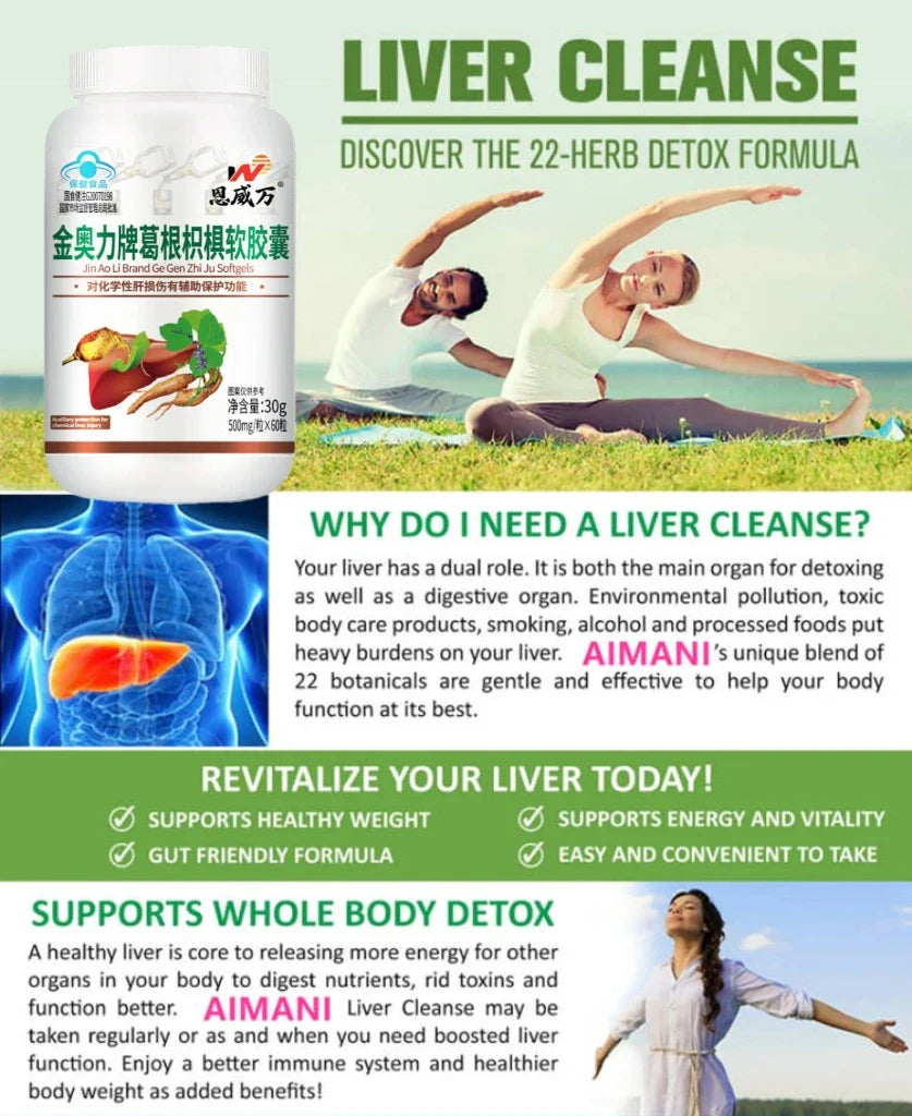 Liver Cleanse Detox & Repair - Herbal Liver Support Supplement with Milk Thistle Turmeric Extract for Liver Health