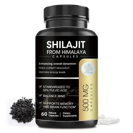 3 Shilajit Products, Shilajit Supplement with 85+ Trace Minerals & Fulvic Acid for Energy & Immune Support for Men &Women in Pakistan