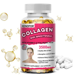 Collagen Capsules Support Skin Whitening Joint Hair Nails Health Glutathione Vitamin C Skin Beauty Antioxidant Supplements in Pakistan