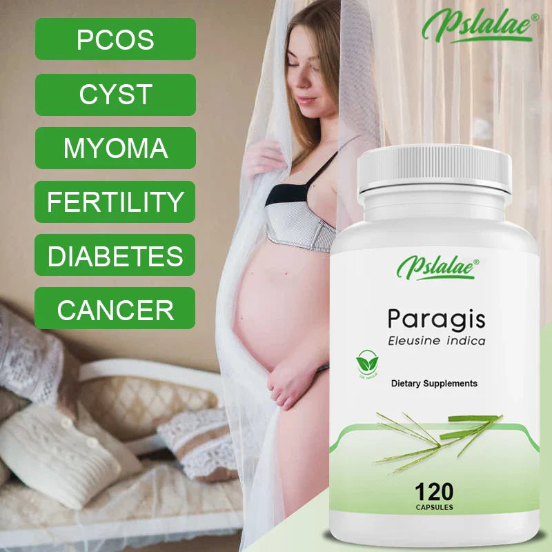 Organic Supplement, Naturethics Paragis Pregnancy Nutrition PCOS Cyst, 120 Capsules, Non-GMO