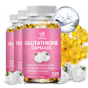 White Tomato Glutathione Capsules Anti-Aging Dull Skin Whitening Skin Supplements Restore Baby Like Skin in Pakistan