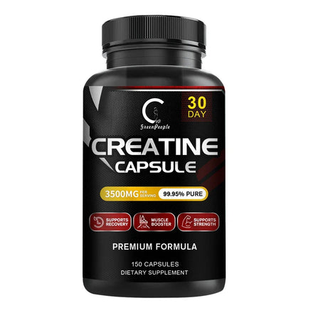 GPGP Greenpeople Creatine Monohydrate Capsule Build abdominal Muscle & Athletic endurance Muscle Whey protein for Gym