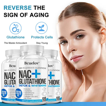 NAC Glutathione Supplement – Skin Whitening Immune Cell Growth Liver Detoxifier Antioxidant & Dark Spot Remover in Pakistan