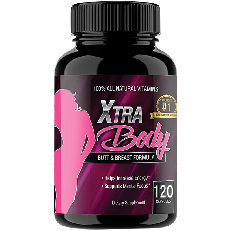 Butt Enhancement & Breast Enlargement Supplement - Increases libido and provides an extra energy boost, improves mental focus