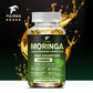 Pure Organic Moringa Oil Leaf Powder Capsules 1000mg, Immune System&Energy Booster - Vegetarian Supplements for Healthy Capsules
