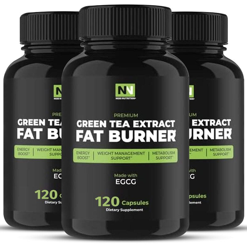 Green Tea Extract Supplements - Appetite Suppressant, Metabolism Booster - Healthy Weight Loss for Men and Women