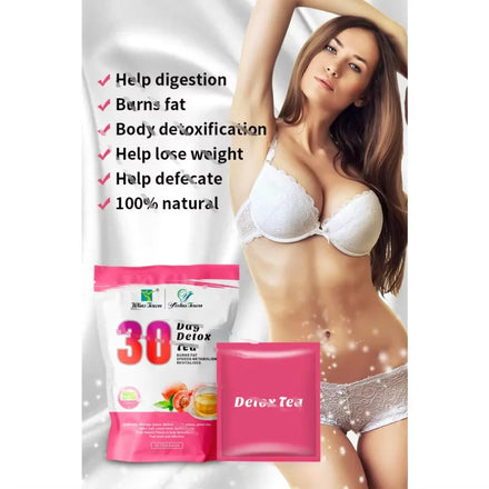 Peach Slim Tea with Lemon Grass - 90g | 28-Day Weight Loss Detox | Natural Fat Burn Support