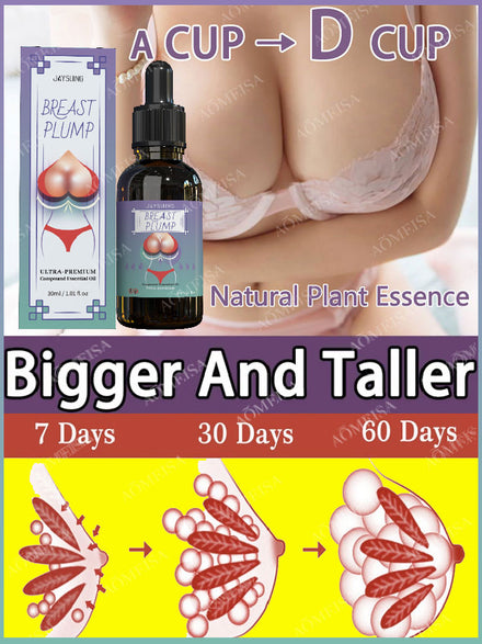 Breast Enlargement Essential Oil Chest Enhancement Bust Plump Up Growth Enlarging Oil Boobs Bigger Lift Firming Breast Enlarge