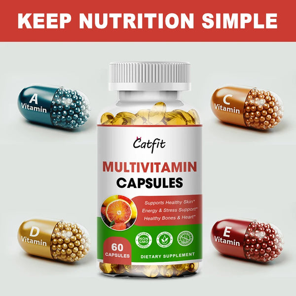 Catfit Multivitamin Ketogenic Capsules for Men Free Shipping Everything Vitamin E Dietary Supplement for Men&women Fitness in Pakistan in Pakistan