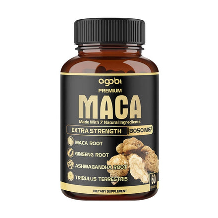 Peruvian Maca Root Supplement - Helps Boost Energy, Erection, Supports Stamina, Male Performance, Energy