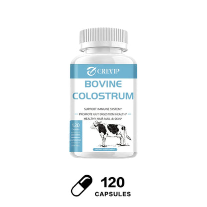 Bovine Colostrum Supplement - Digestive Support, Promotes Alopecia Growth, Skin and Nail Health