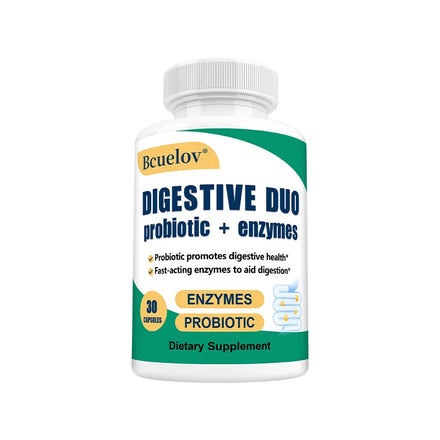 Digestive Enzyme Probiotic Capsules, Supports Gut Health, Immunity and Relieve Bloating, Promote Nutrition Digestion Supplement
