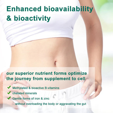 Catfit MultiVitamin & Minerals Capsule Anti-alopecia Skin Repair liver Health & Energy Care Improve anemia Health supplements